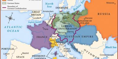Mapa Viedeň v európe
