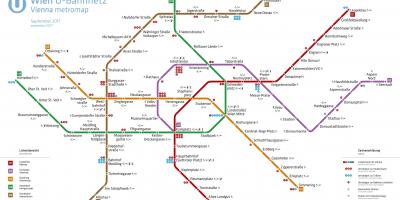 Mapu Viedne metro aplikácie