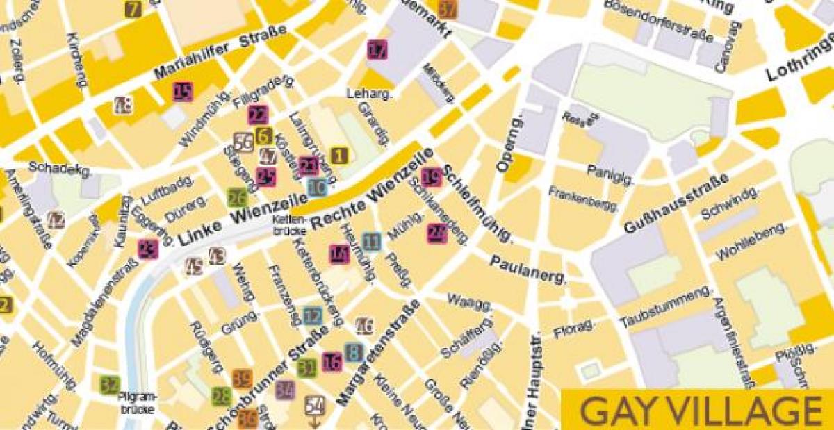 Mapa gay Viedeň