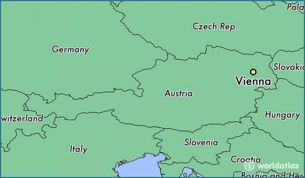 Viedeň v mapu