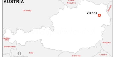 Mapa Rakúska kapitálu