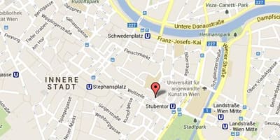 Mapa stephansplatz Viedeň mapu
