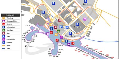 Mapa Viedeň letisko určenia