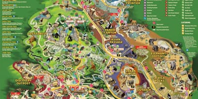 Mapa zoo Viedeň
